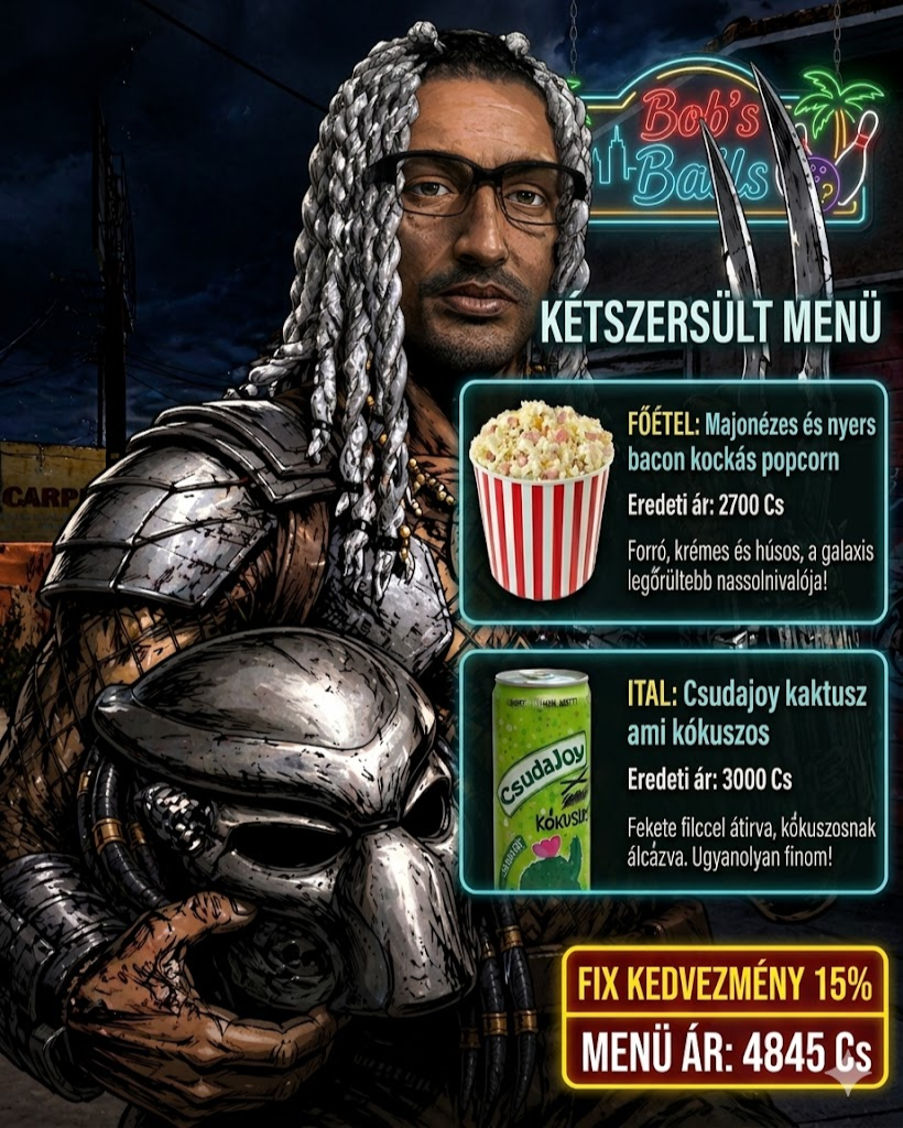 Kétszersült Menü